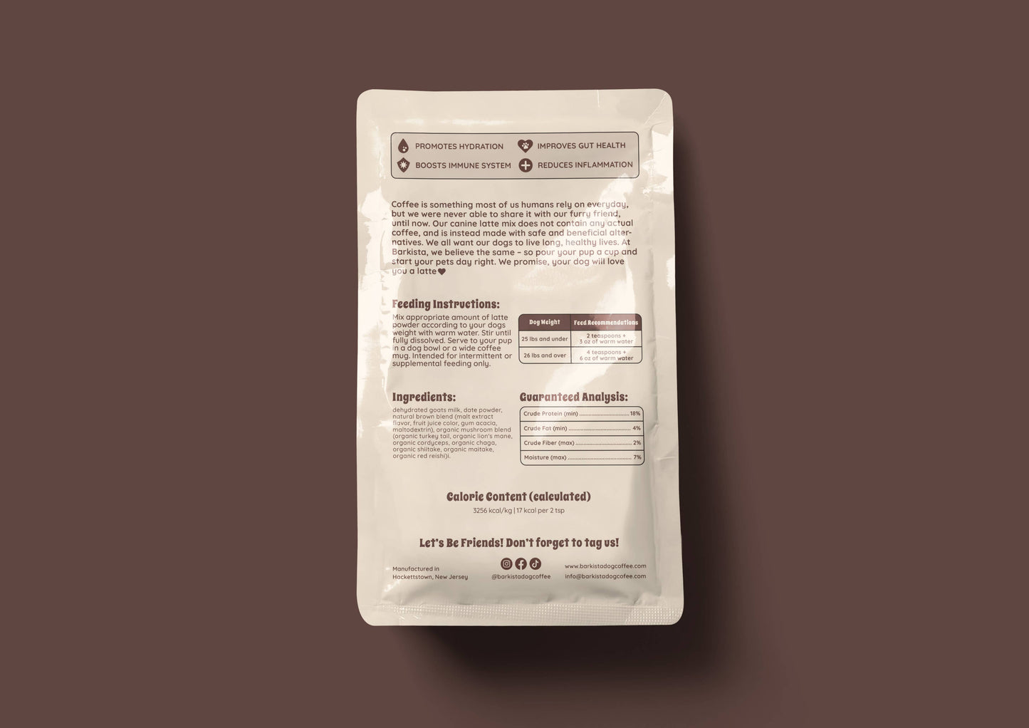 Caramel Latte Instant Dog Coffee