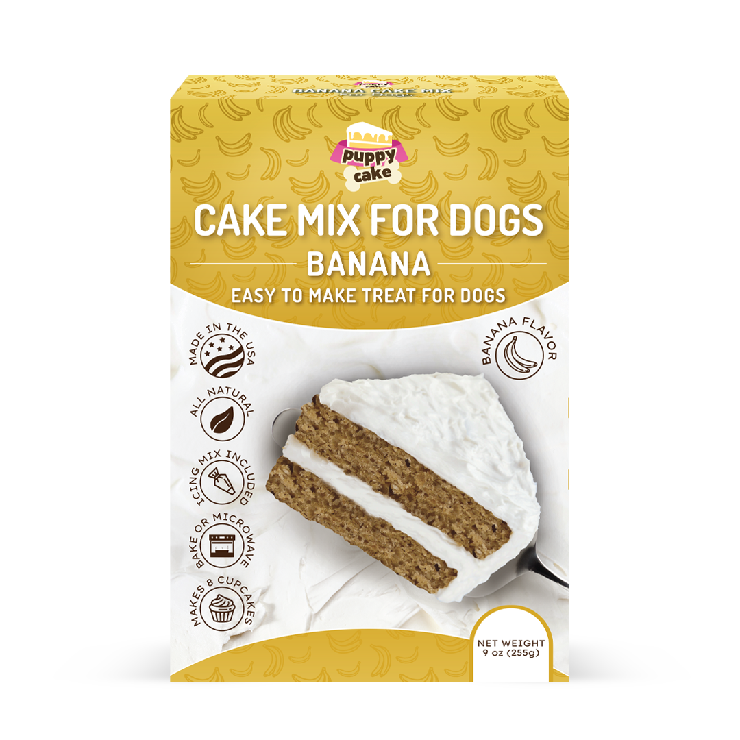 Puppy Cake - Dog Birthday Cake Mixes with Icing