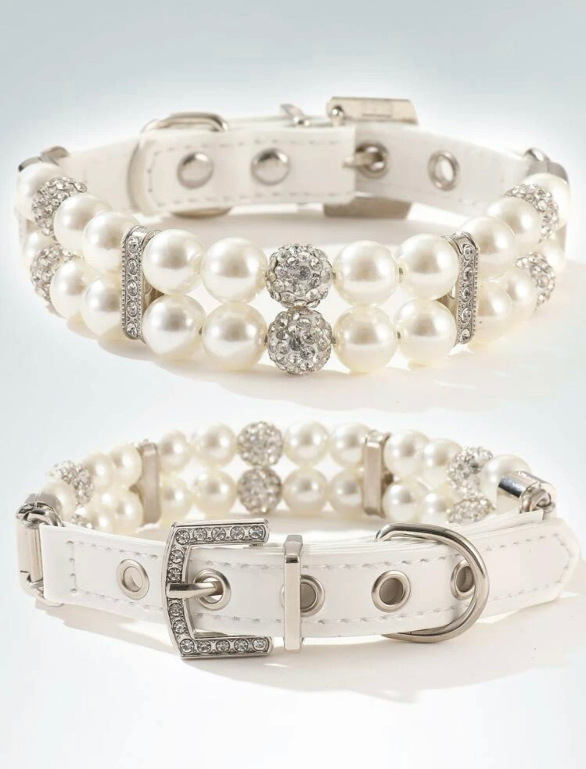 Lux White Pearl Collar