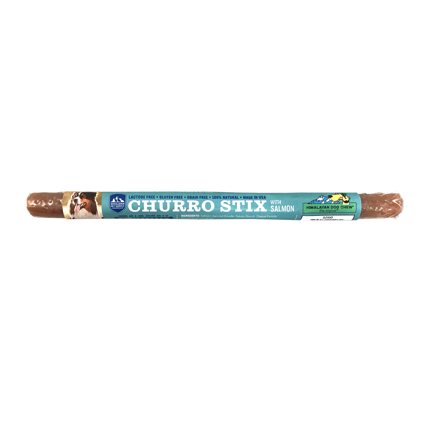 Himalayan Dog Chew Churro 10" Salmon