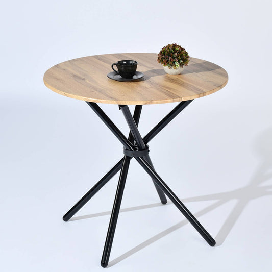 31.5IN Round Dining Table for for Dining, Coffee Break Work